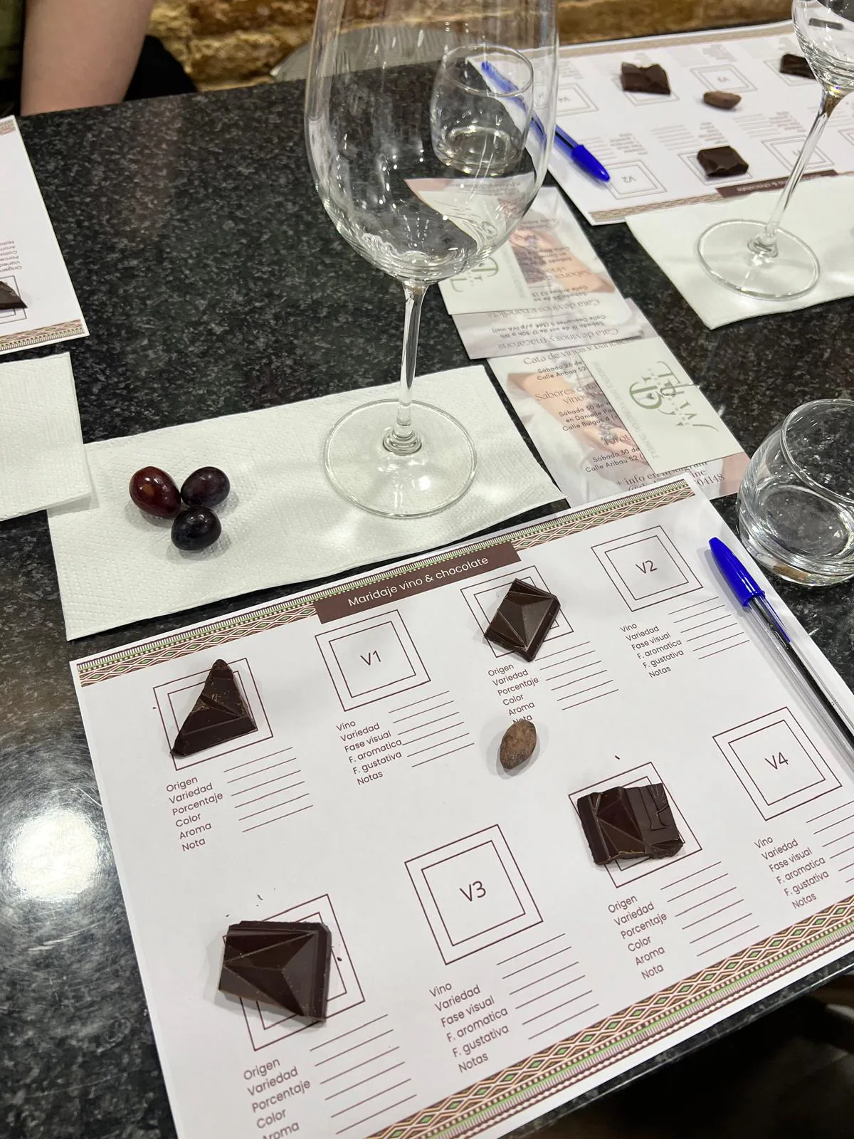 Degustación de Chocolate