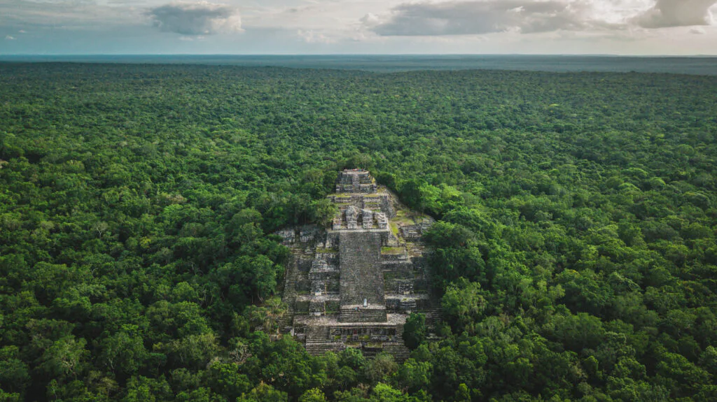Ruinas mayas de Calakmul, en México